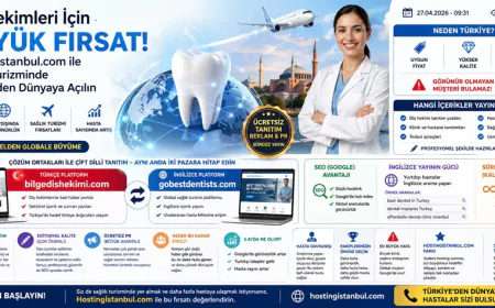 Diş hekimlerine sağlık turizmi için ücretsiz tanıtım fırsatı